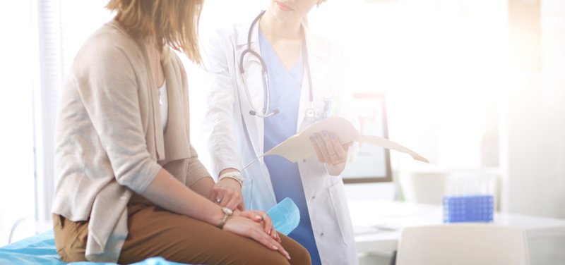 Doctor and patient during annual wellness visits